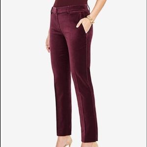 ANN TAYLOR DEVIN VELOUR CROP
